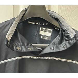 Adidas Men's Large W Baseball Black Long Sleeve Mock Neck Pullover